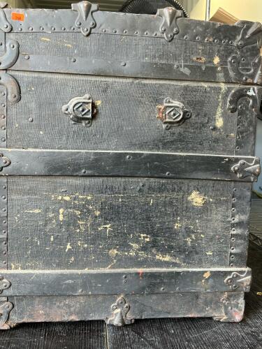 1930's Circa Shipping Trunk - 5