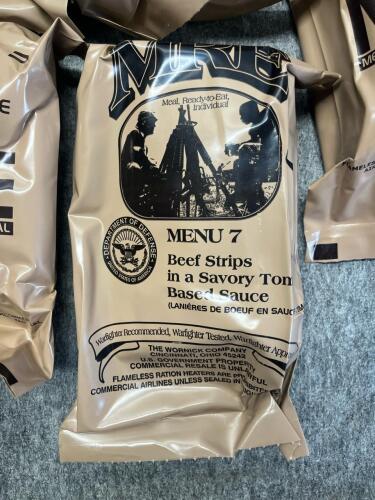 (24) Total MRE's - Meals Ready To Eat! - 7