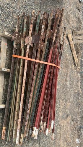 Large Bundle Of T-Posts Fence Posts - Approx. 80