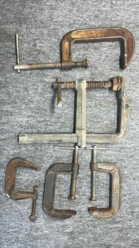 (5) Metal C-Clamps - 5