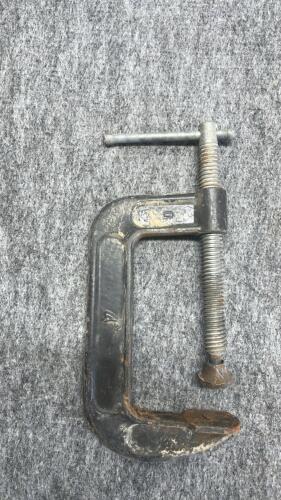 (4) Metal C-Clamps - Various Sizes - 5