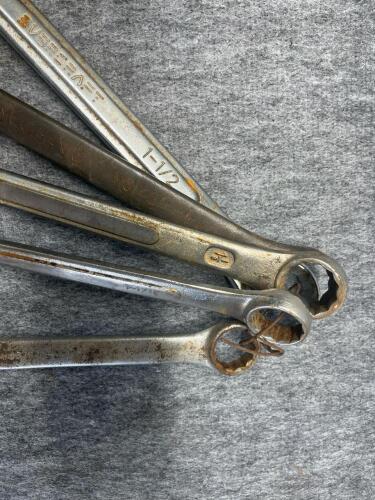 (11) Miscellaneous Tools - large Wrenches & Hay Hooks - 4