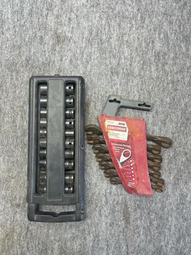 Craftsman 7pc Metric Universal Wrench Set 9-47019 & 10pc Socket Set, Lifetime Warranty