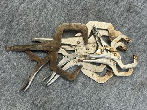 (5) Vice Grips, Various sizes - 2
