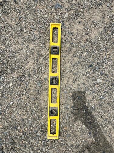 Construction Materials - (1) Tee Square, (2) Levels, & (1) Yard Stick - 5