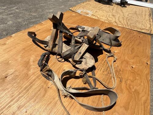 Mule Pack Saddle (wooden) with Pandas/Side bags - 2