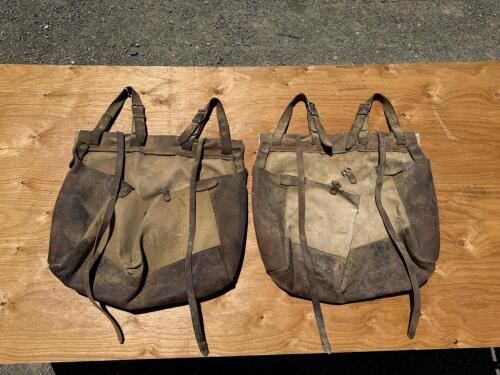 Mule Pack Saddle (wooden) with Pandas/Side bags - 6
