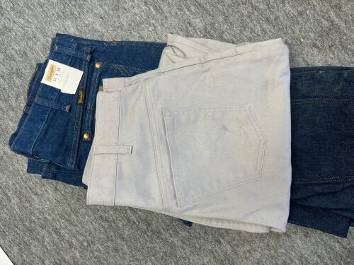 (4) Levi's & Wrangler Men's Jeans - Size 34-36 - 3
