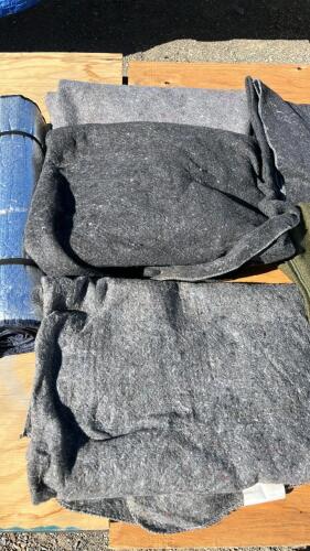 (8) Moving Blankets, (3) padded reflective padded rolls - 5