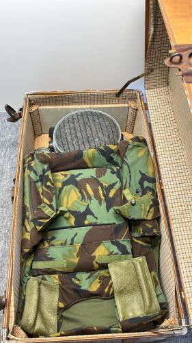 Trunk w/ Amor Plate, Carrier Vest & Other Misc. Items - 4