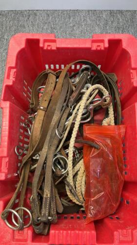 Tote Of Misc. Horse Tack