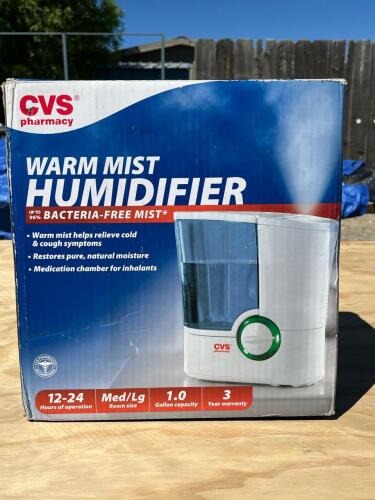 CVS Warm Mist Humidifier, Humana Shoulder Bag, Pastry Dough Shape Cutters