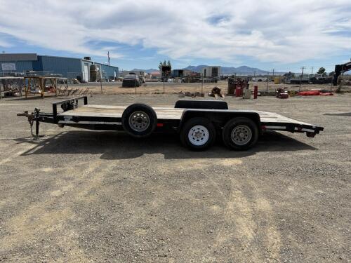 C&B CT18-6TA 18ft Car Hauler Trailer, 9,900lb GVWR, Dual Axle, Winch, Wood Deck - 5