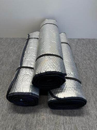 (8) Moving Blankets, (3) padded reflective padded rolls - 3