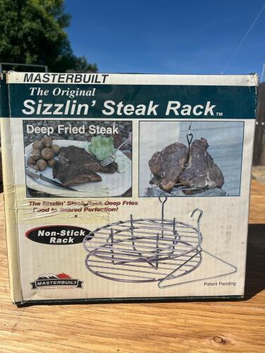 Folding Portable Picnic Table with Benches, Seats 4, Lantern, Steak Rack - 2