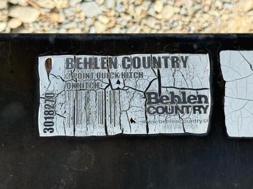 3-Point Quick Hitch - Behlen Country , Category 1, 1,000 lbs Capacity - 4
