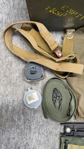 Ammo box with satchel belts and pouches - 2