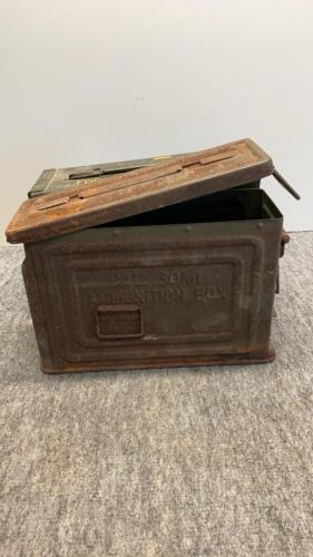 Two Empty ammo boxes