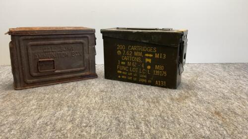 Two Empty ammo boxes - 2