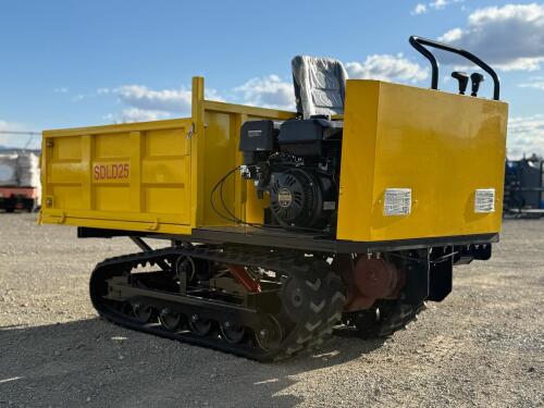 SDLANCH SDLD25 Tracked Mini Dumper, 3,300 lb Capacity, 420cc Gasoline Engine - 7