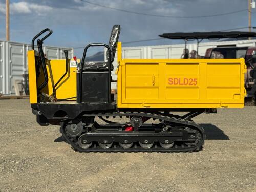 SDLANCH SDLD25 Tracked Mini Dumper, 3,300 lb Capacity, 420cc Gasoline Engine - 2