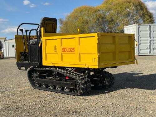 SDLANCH SDLD25 Tracked Mini Dumper, 3,300 lb Capacity, 420cc Gasoline Engine - 3