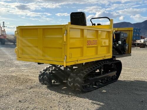 SDLANCH SDLD25 Tracked Mini Dumper, 3,300 lb Capacity, 420cc Gasoline Engine - 5