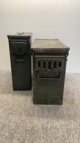 Two Empty ammo cases - 2