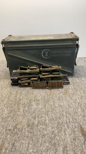 Ammo in pouches and ammo box