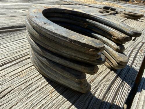 Incredible Lot of 30+ Horseshoes - Steel & Aluminum, Various sizes - 8