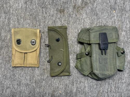 U.S. ALICE Field Belt Set w/ C.R. Daniels Pouches, Knife, Canteen, First Aid Kit, Rifle Sock - 2