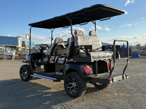 NEW SDLANCH Electric Golf Carts 6 Seats - Grey ***Assembly Required*** - 3