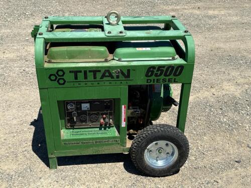 Titan 6500 diesel generator- Runs Well!