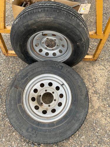 Two Trailer King RST ST225/75 R15 E rating tires