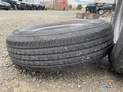 Two Trailer King RST ST225/75 R15 E rating tires - 2