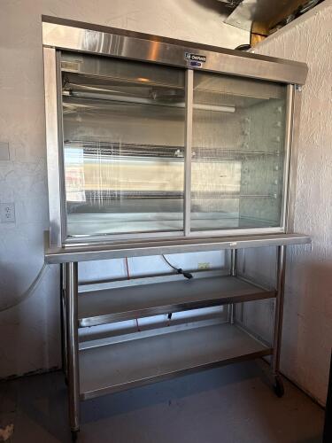 Delfield 384-P Commercial Refrigerated Display Cabinet with Stainless Steel Stand - 4