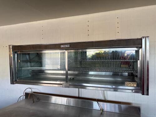 Delfield Wall-Mount Refrigerator, 60" Sliding Glass Doors, 4 Shelves, 115V - 2