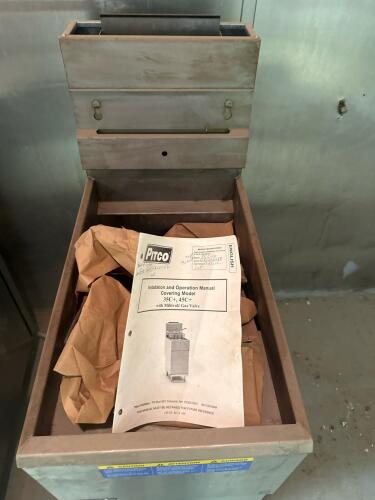 Pitco 35C+ Gas Commercial Deep Fryer - 4