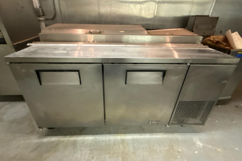 Superior 2 Door Stainless Steel Sandwich/Salad Prep Table