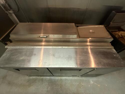 Superior 2 Door Stainless Steel Sandwich/Salad Prep Table - 2