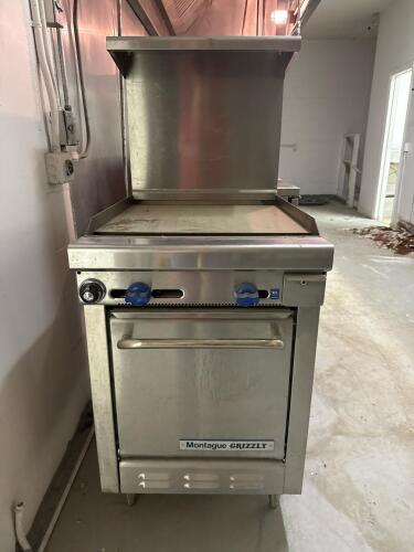 Montague Grizzly 24" Gas Griddle with Standard Oven Base