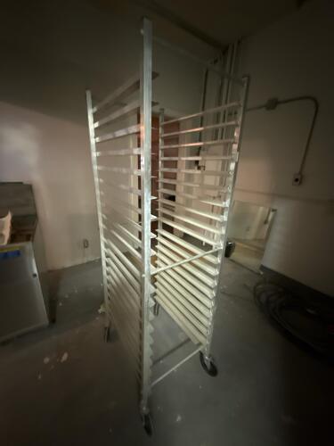 20 1/2&rdquo;w x 26&rdquo;d x 69&rdquo;h Aluminum Bakery Sheet Pan Rack - 2