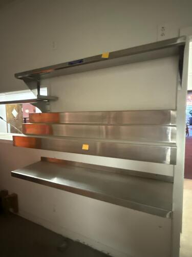 3 Commercial Stainless Steel Shelves