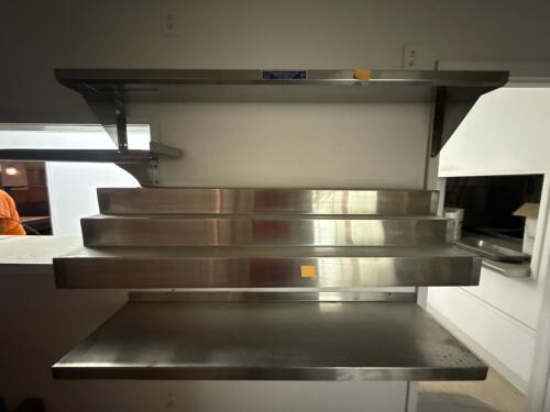 3 Commercial Stainless Steel Shelves - 3