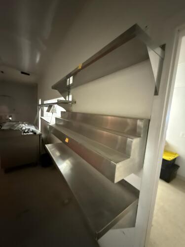 3 Commercial Stainless Steel Shelves - 4