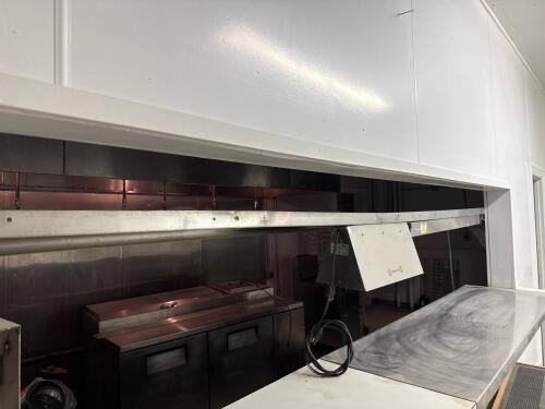 Stainless Steel Shelf with Merco Electric Strip Food Warmer, Stainless, Pass-Through Mount
