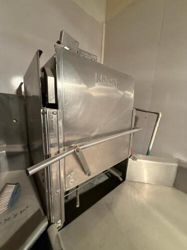 Knight Pass-Through Dishwasher with Stainless Steel Sink & Prep Table Set - 9