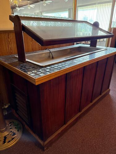 6 ft Commercial Refrigerated Salad Bar Buffet Station - 4