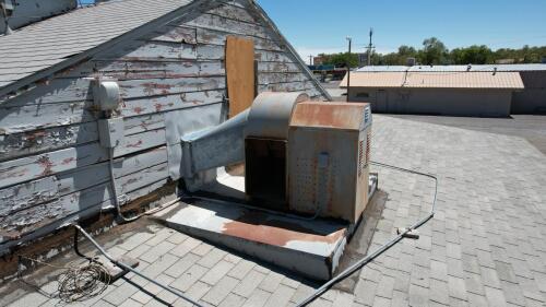 Large Commercial Upblast Roof Exhaust Fan, Galvanized Steel, Westinghouse Disconnect - 3