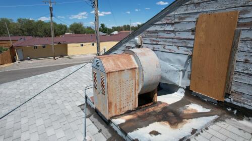 Large Commercial Upblast Roof Exhaust Fan, Galvanized Steel, Westinghouse Disconnect - 4